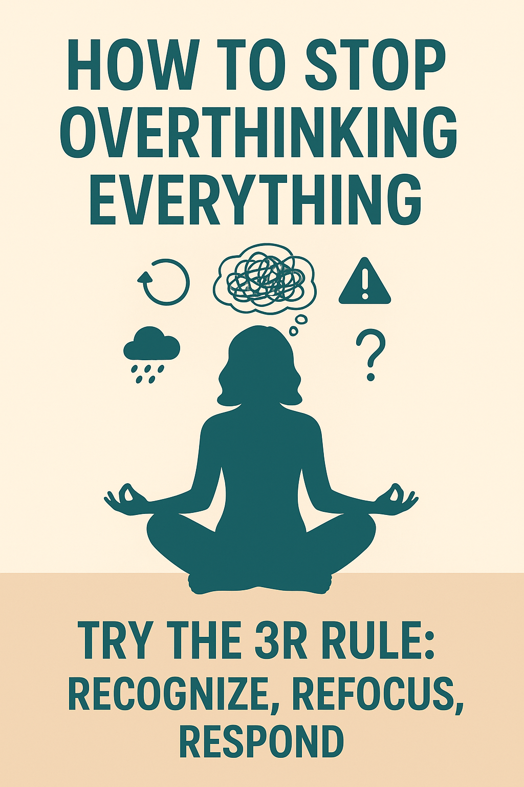 Reduce Overthinking using 3R: Recognize, Refocus, Respond