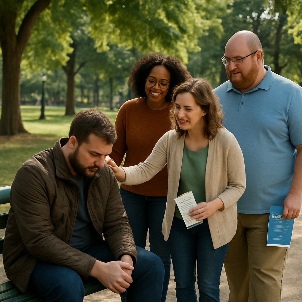 A helping hand is lent by a charming group to fight loneliness
