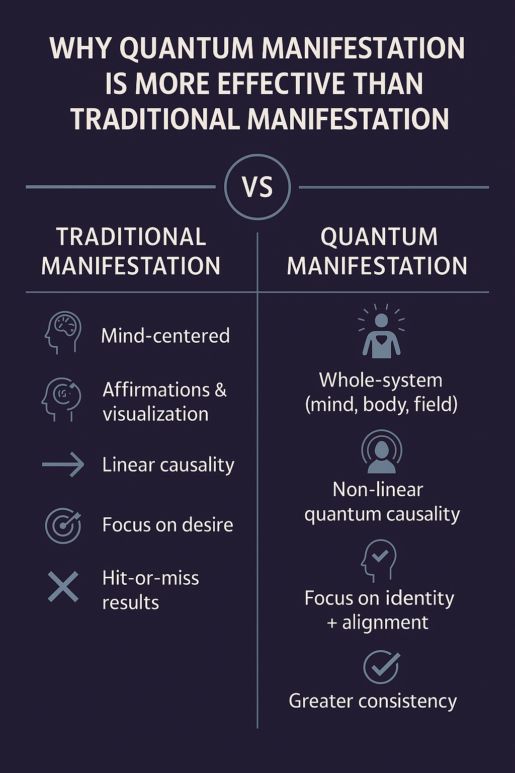 Quantum Manifestation vs Traditional Manifestation: What’s the Difference?