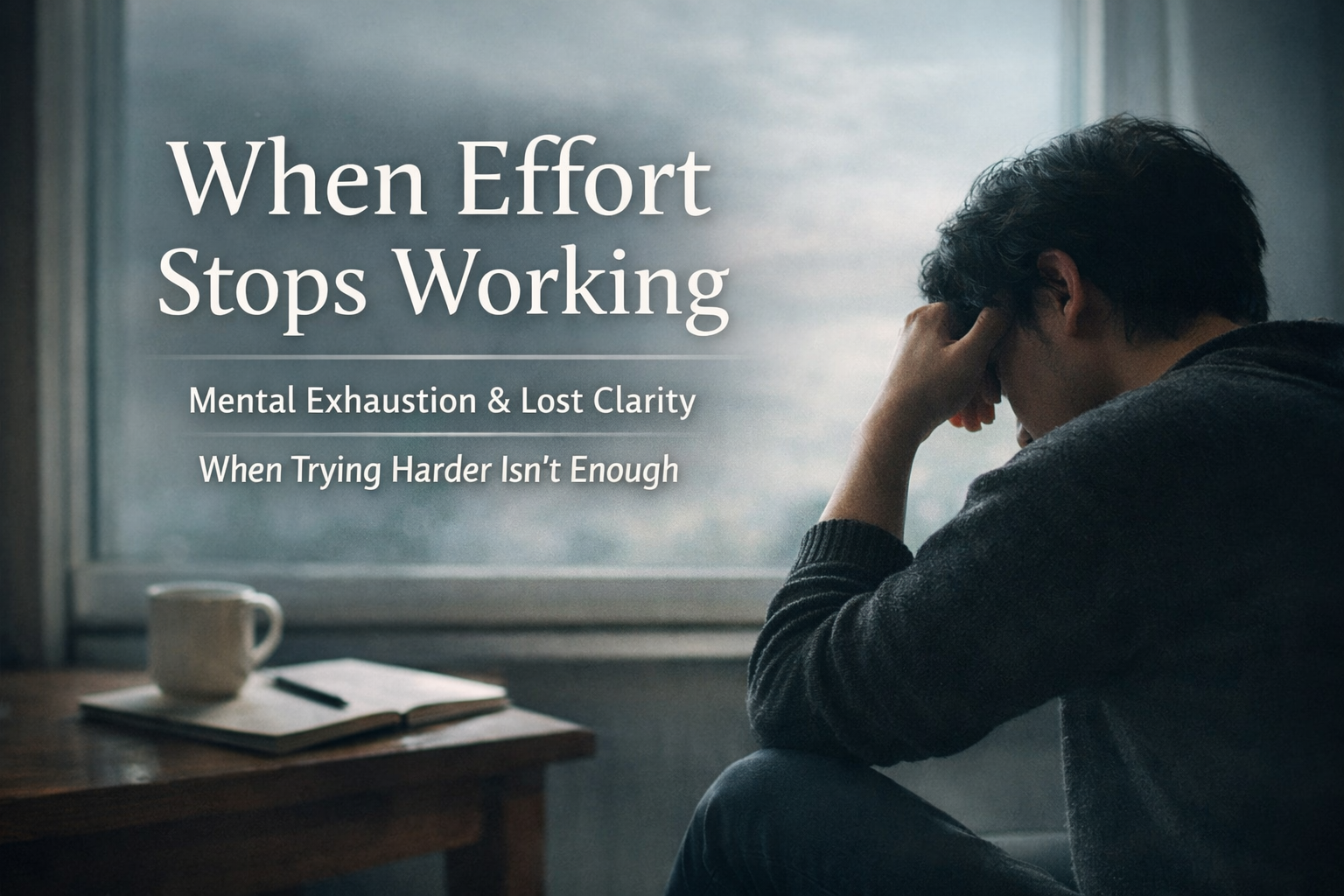When effort stops working and mental exhaustion sets in